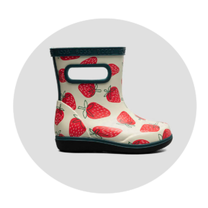 bogs SKIPPER II STRAWBERRIES rain boots photo