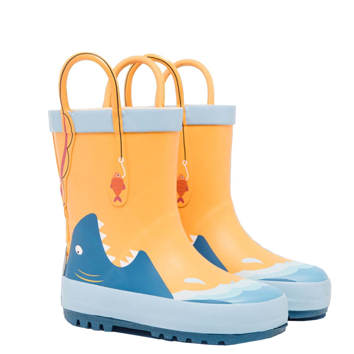 3D cartoon animal design children's rain boots display picture