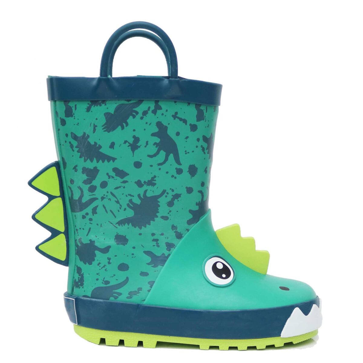 Cool dinosaur cartoon children's rain boots display picture on the right