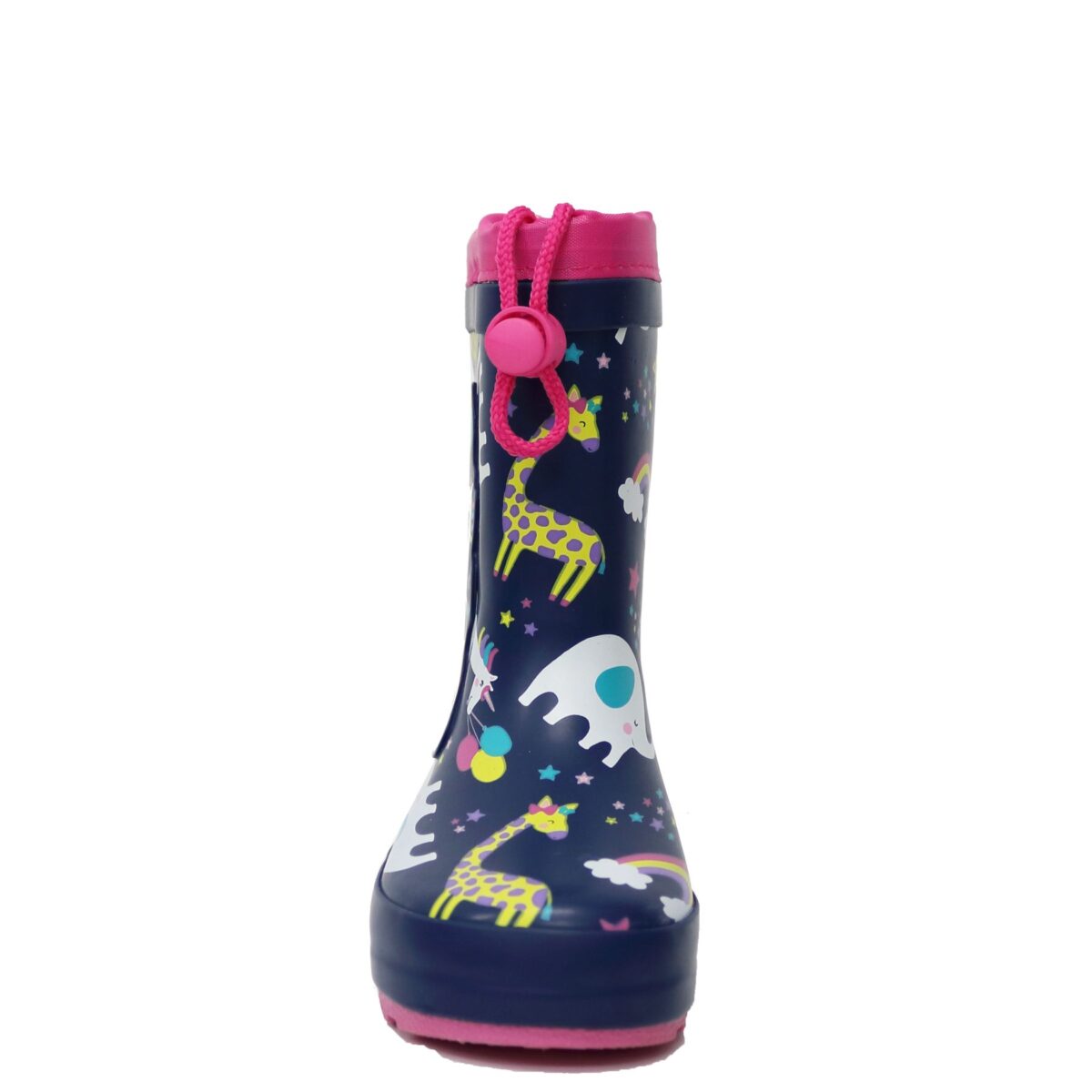 Fully printed cartoon fashion rain boots front display picture