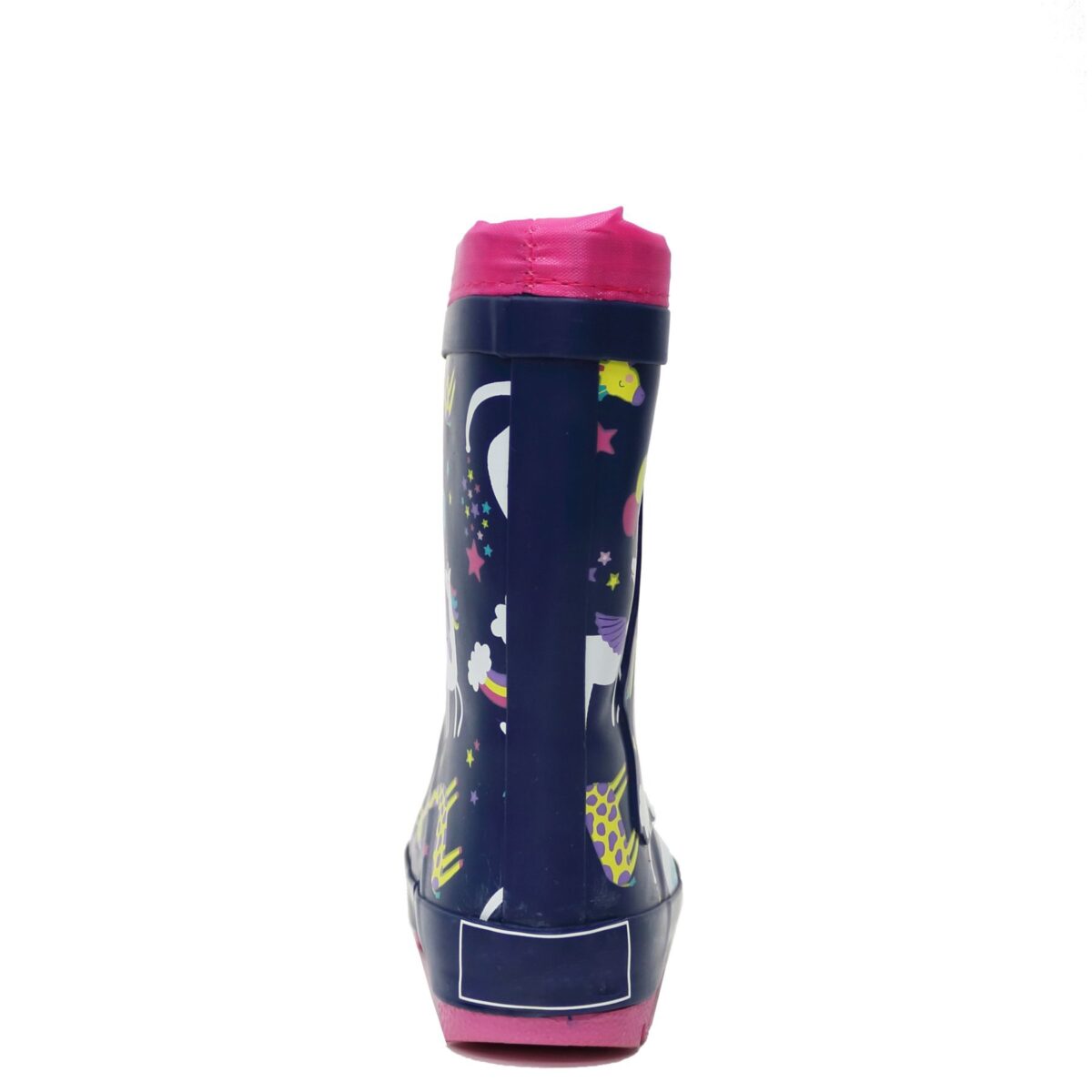 Fully printed cartoon fashion rain boots back display picture