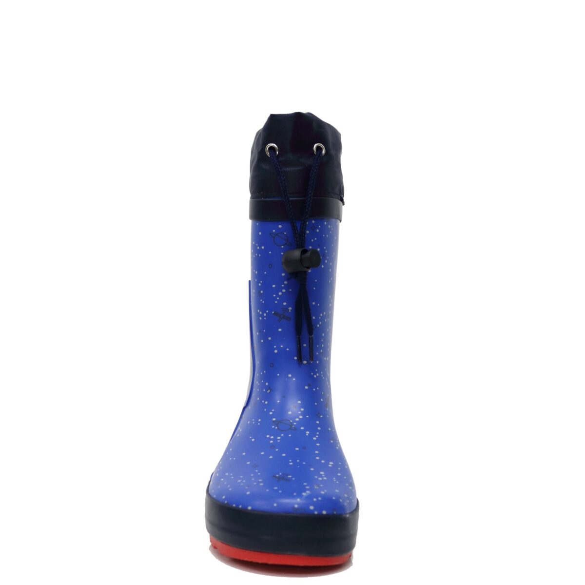 Cartoon rocket rain boots front display picture