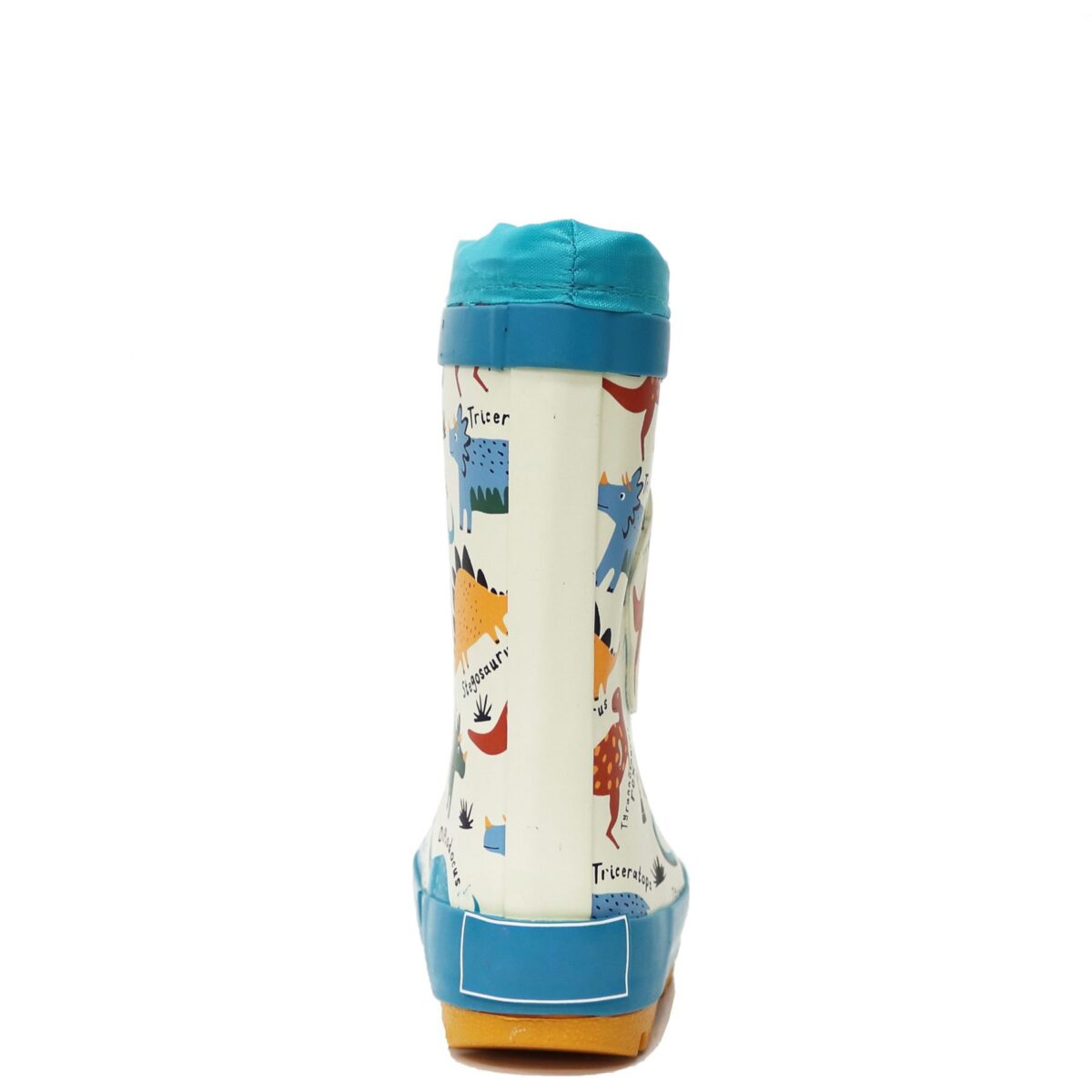 Cartoon dinosaur children's rain boots back display picture