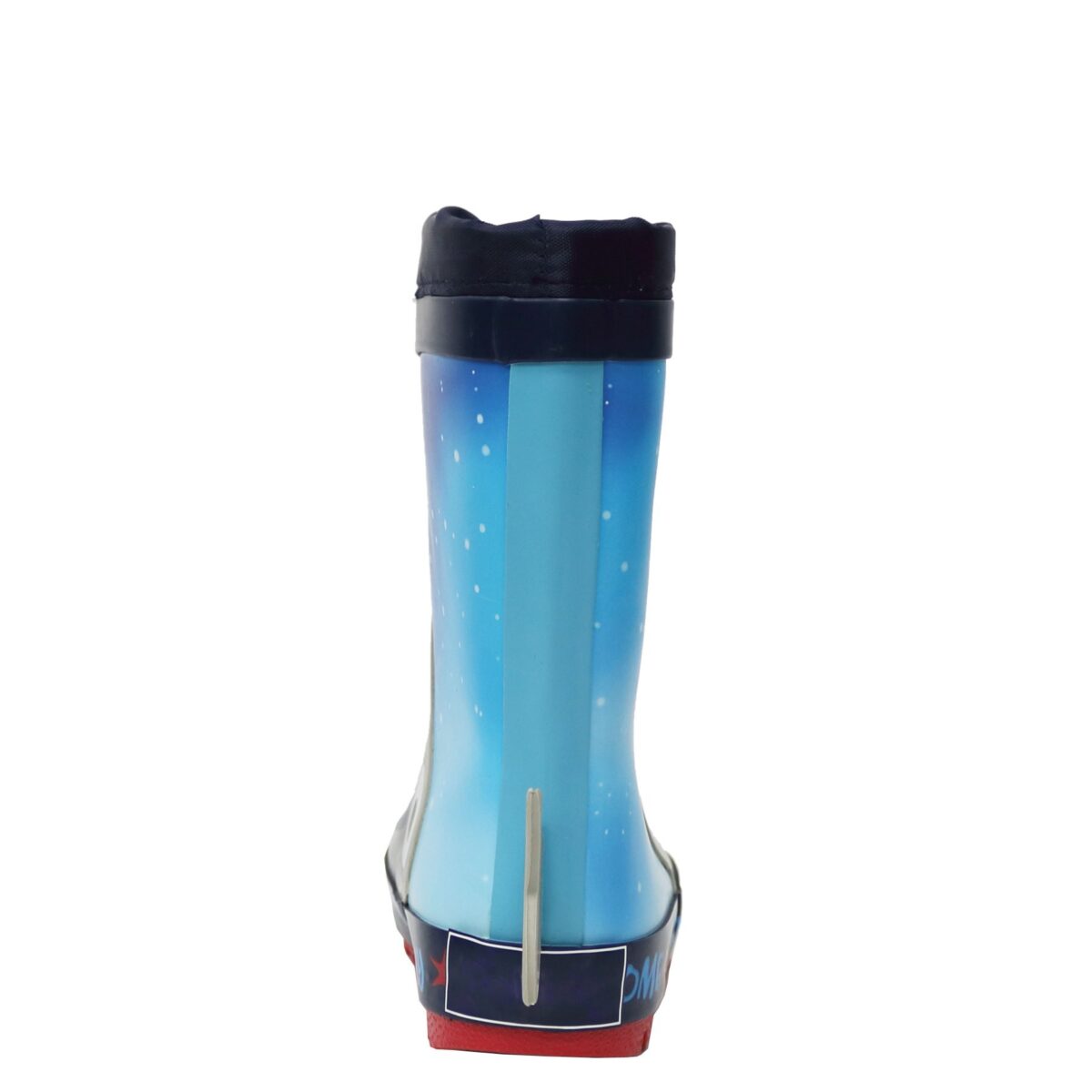 Handsome shark children's rain boots back display picture