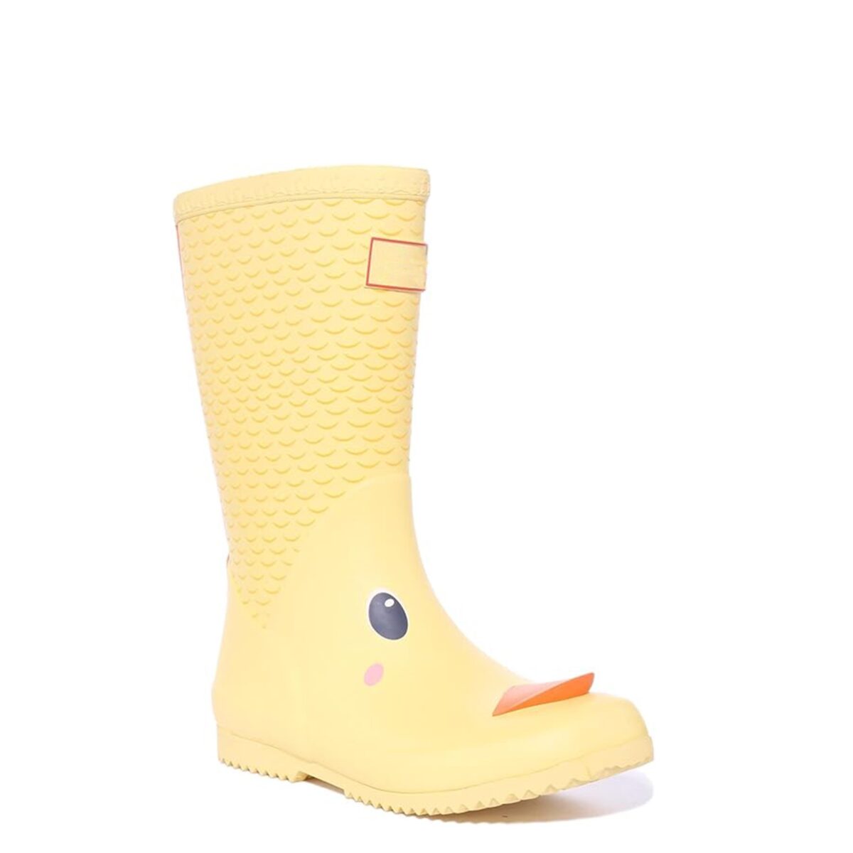 3D three-dimensional pattern cartoon duck print children's rain boots right display picture