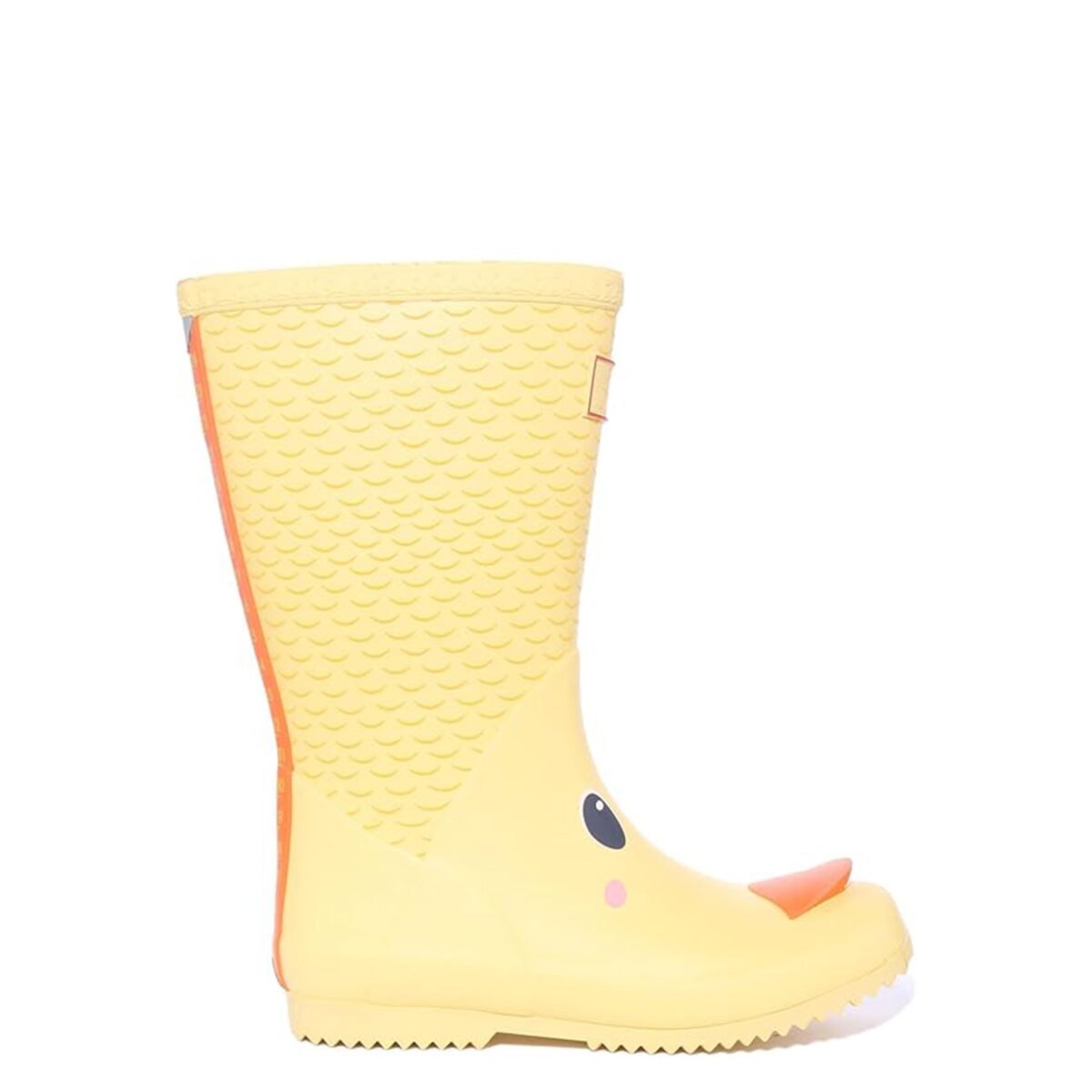 3D three-dimensional pattern cartoon duck print children's rain boots right display picture