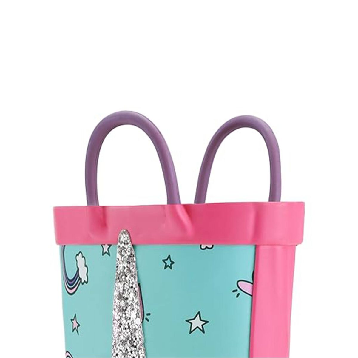 Dream unicorn children's rain boots handle display picture