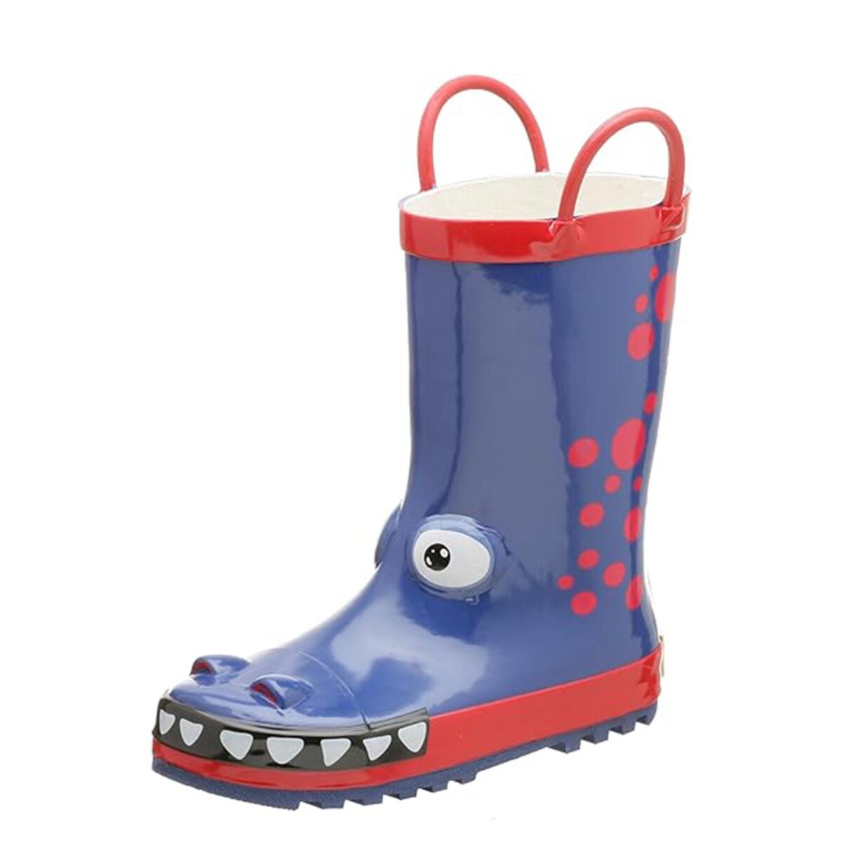 3D three-dimensional monster theme children's rain boots display