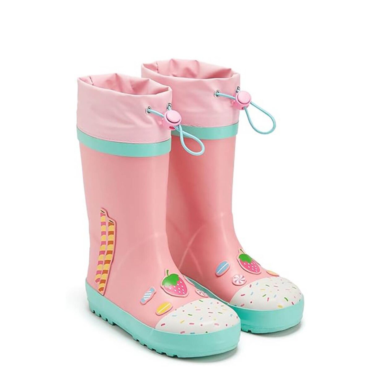 Cartoon fruit theme children's rain boots display picture