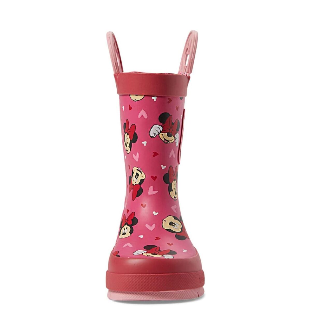 Minnie Love cartoon print children's rain boots front display picture