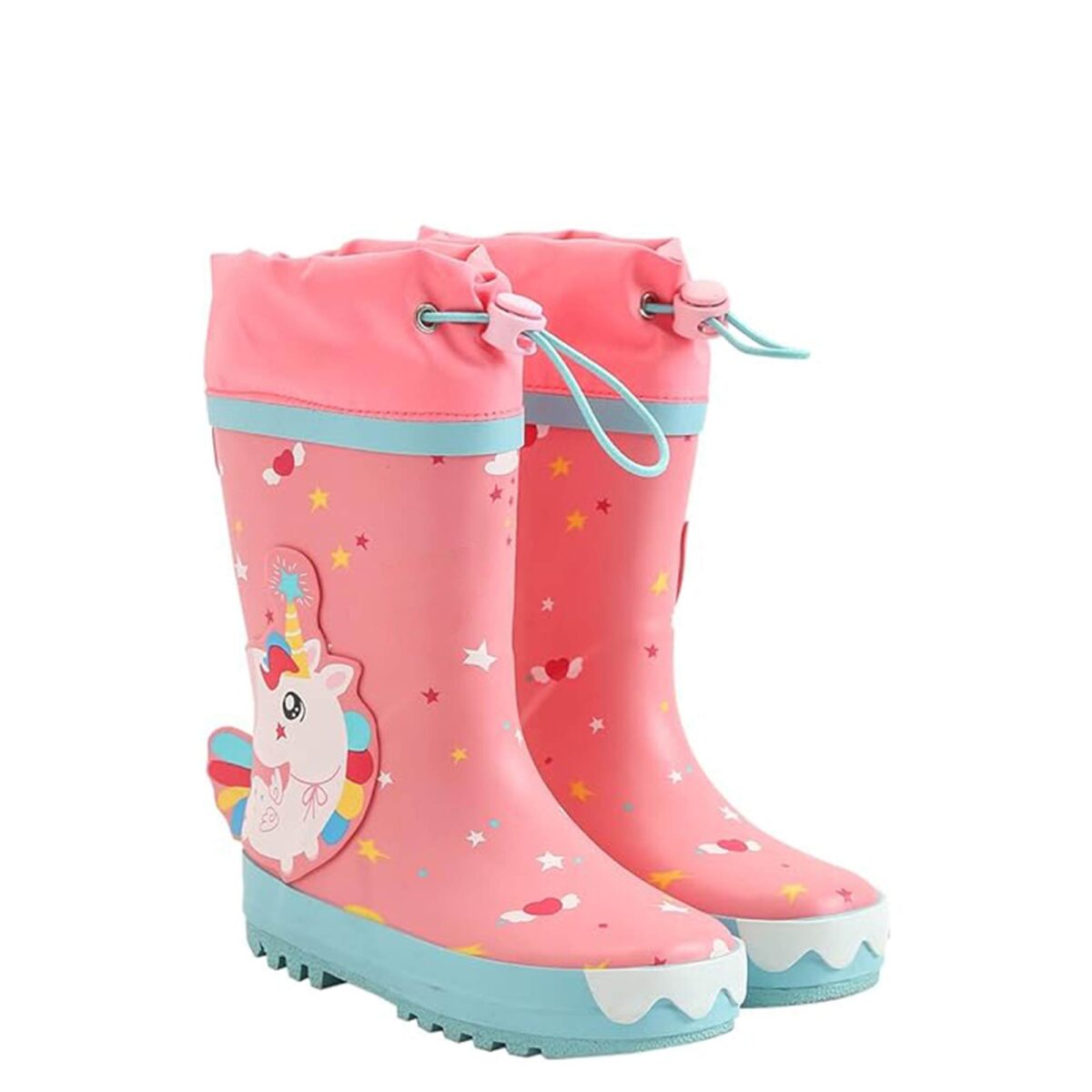 Dinosaur cartoon print children's rain boots display picture