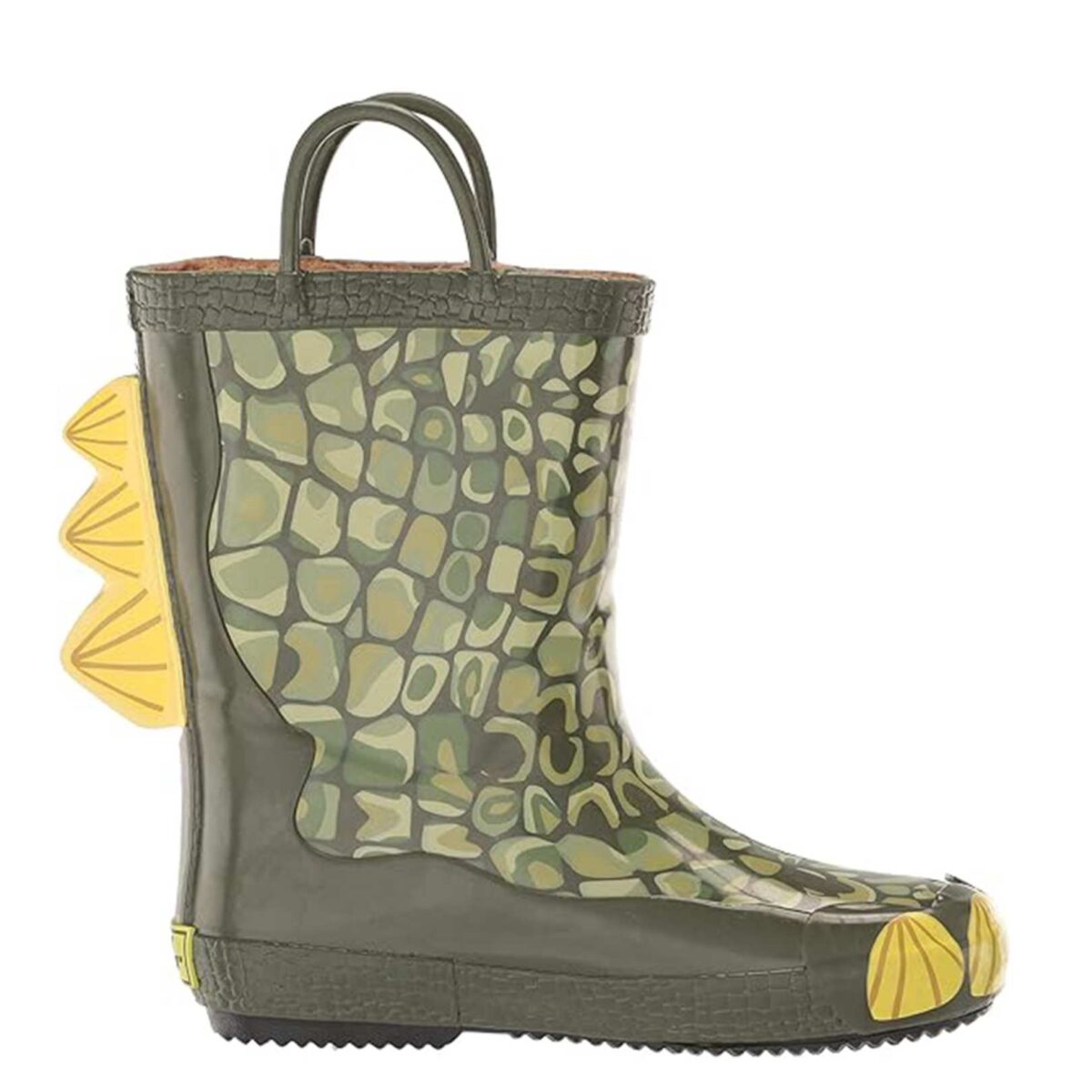 Dinosaur claw 3D children's rain boots right side display picture