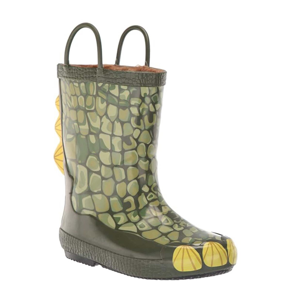 Dinosaur claw 3D children's rain boots right side display picture