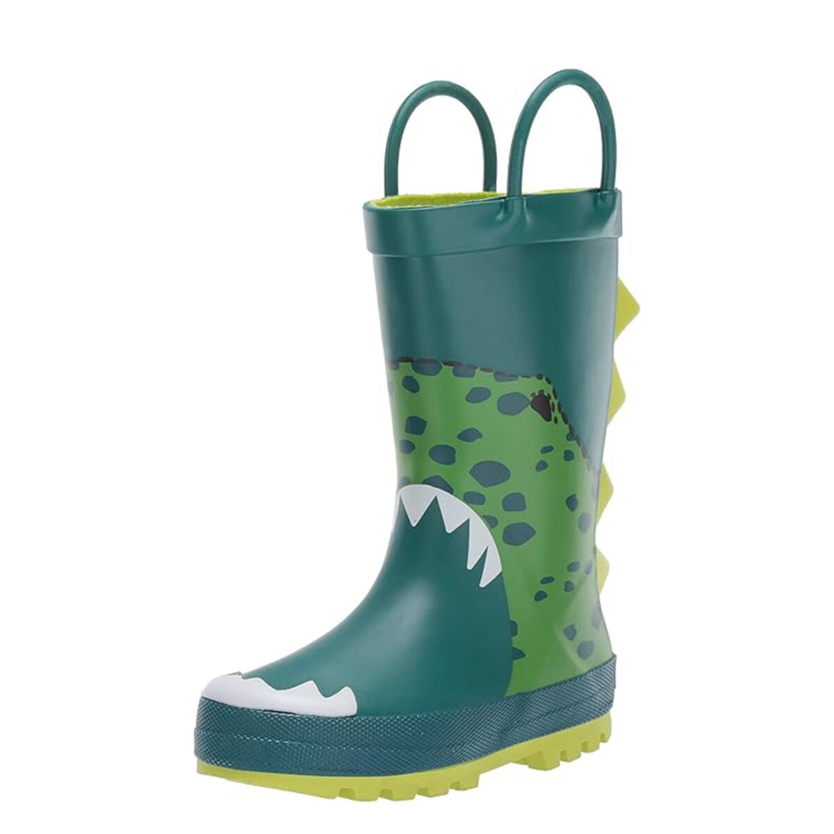 3D dinosaur design theme children's rain boots display picture