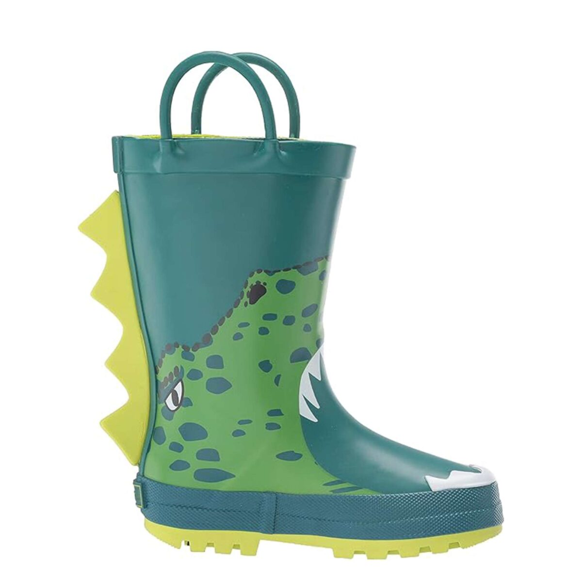 3D dinosaur design theme children's rain boots right display picture