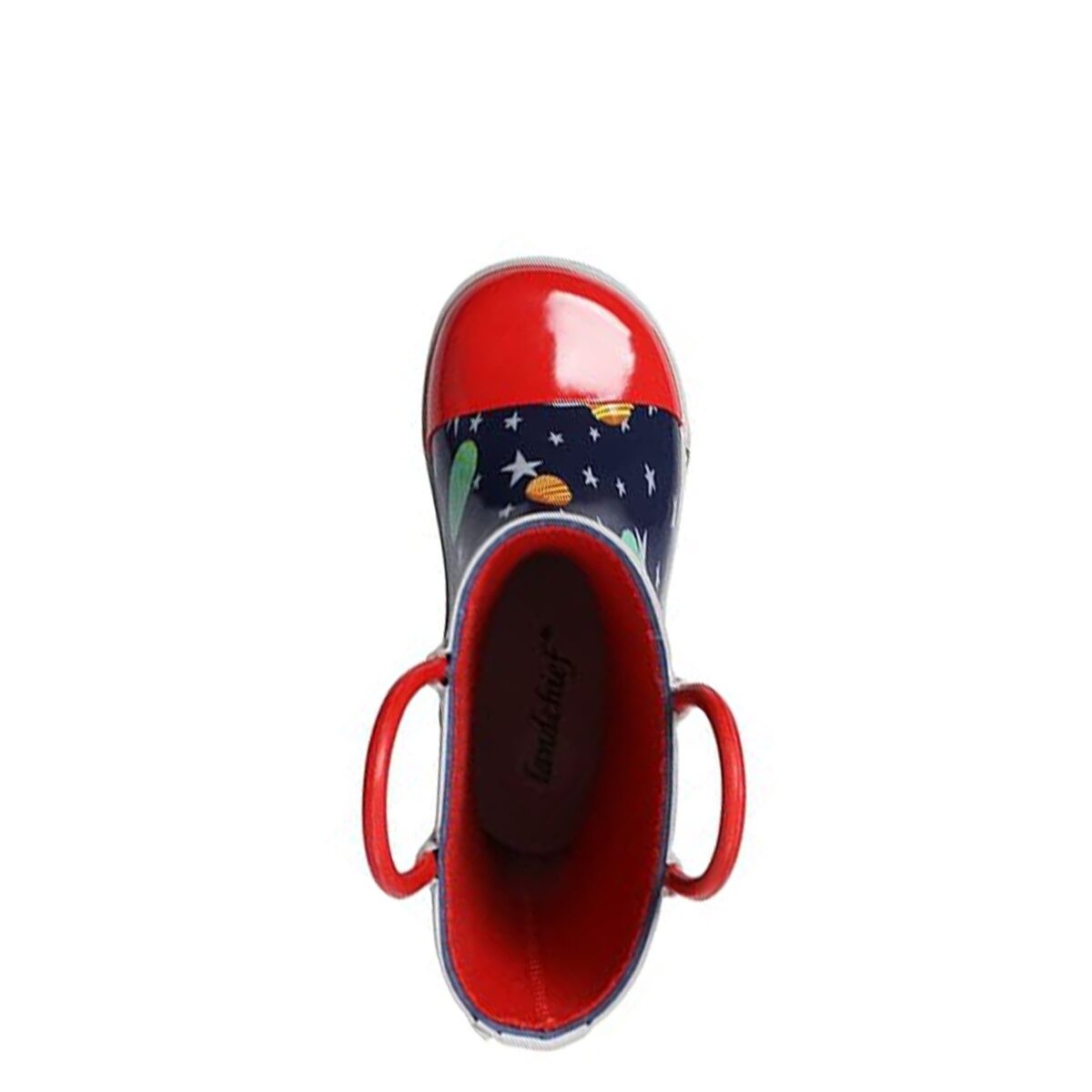 Cosmic star rocket children's rain boots top display picture