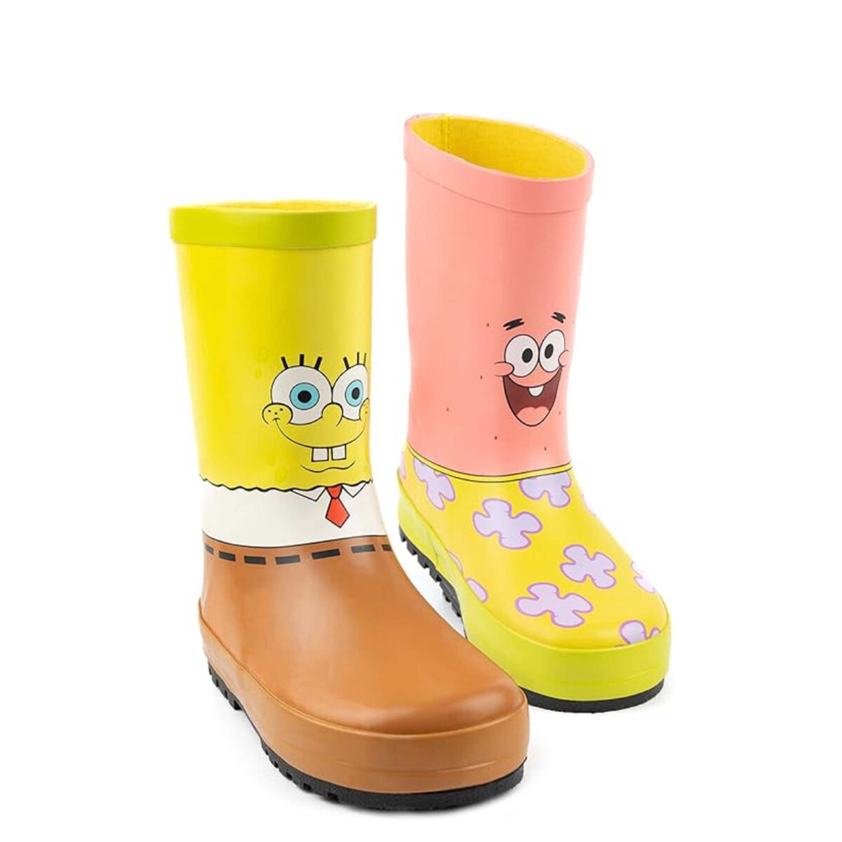 SpongeBob cartoon children's rain boots display picture