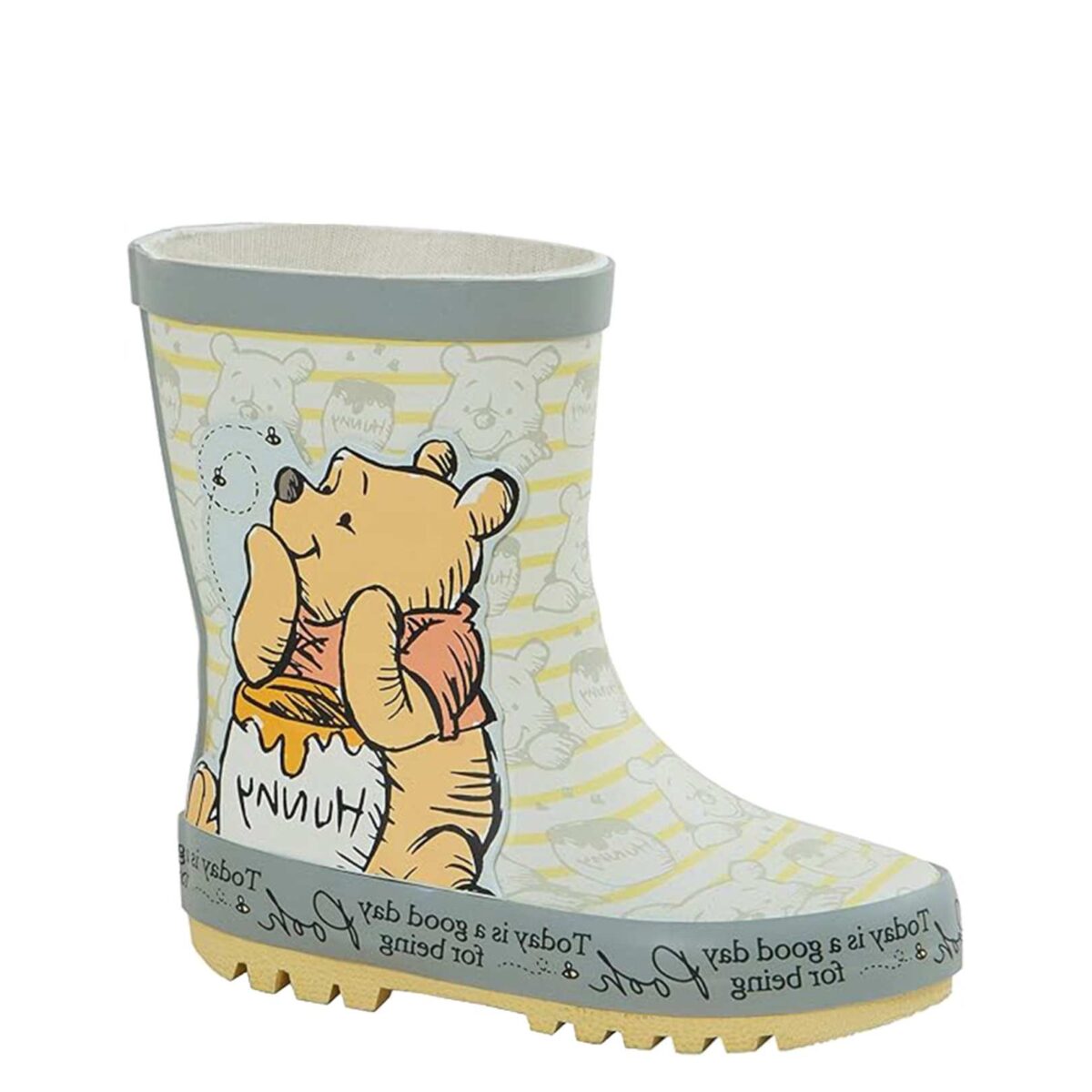 Winnie the Pooh cartoon children's rain boots display picture on the right