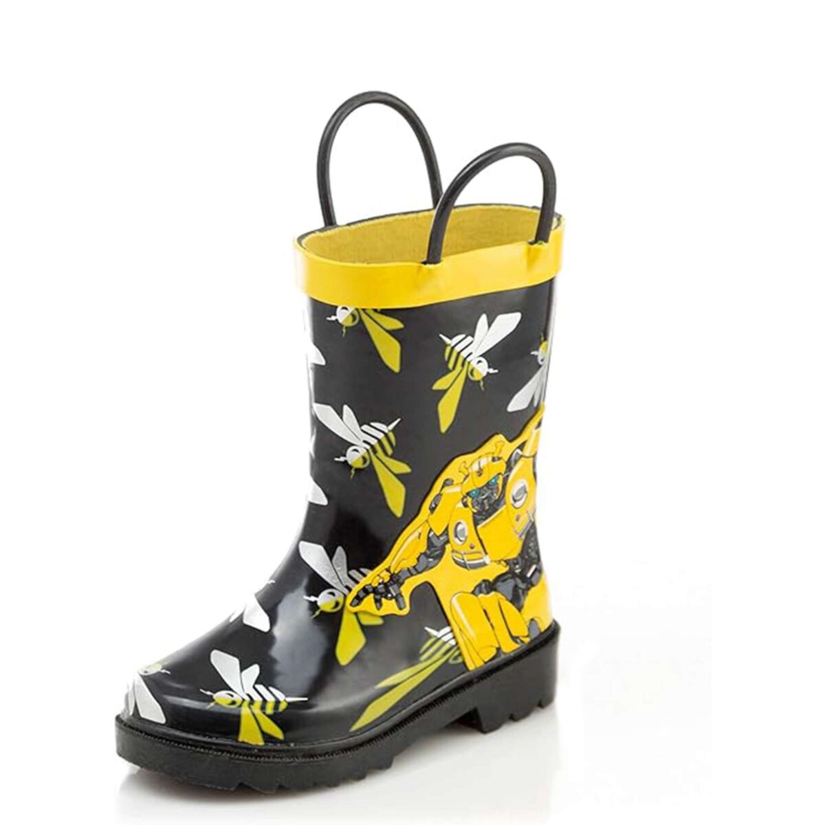 Transformers Bumblebee children's rain boots left side