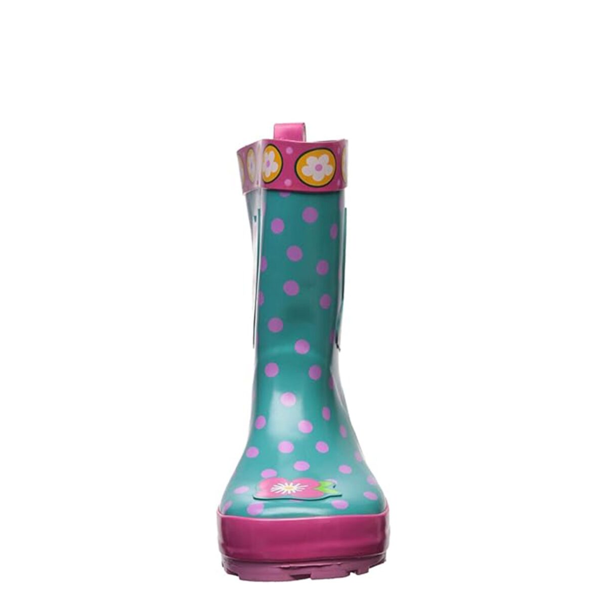 3D owl cartoon children's rain boots front side display picture