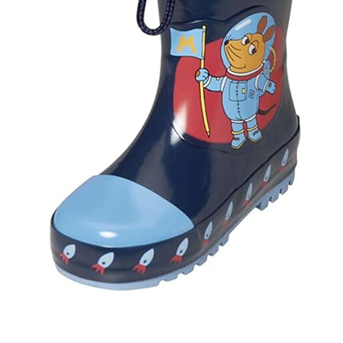 Cartoon three-dimensional patch children's rain boots toe display picture