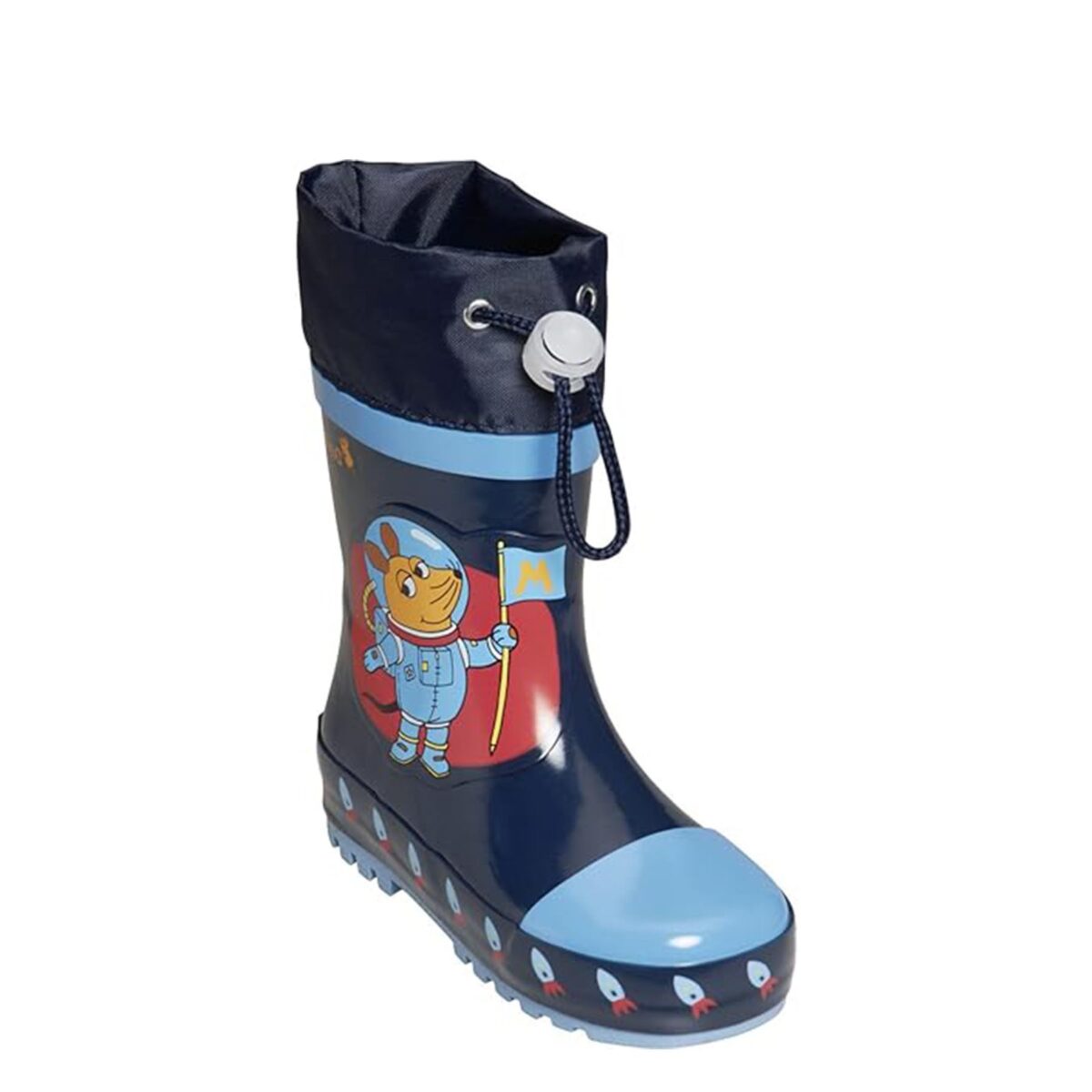 Cartoon three-dimensional patch children's rain boots display picture